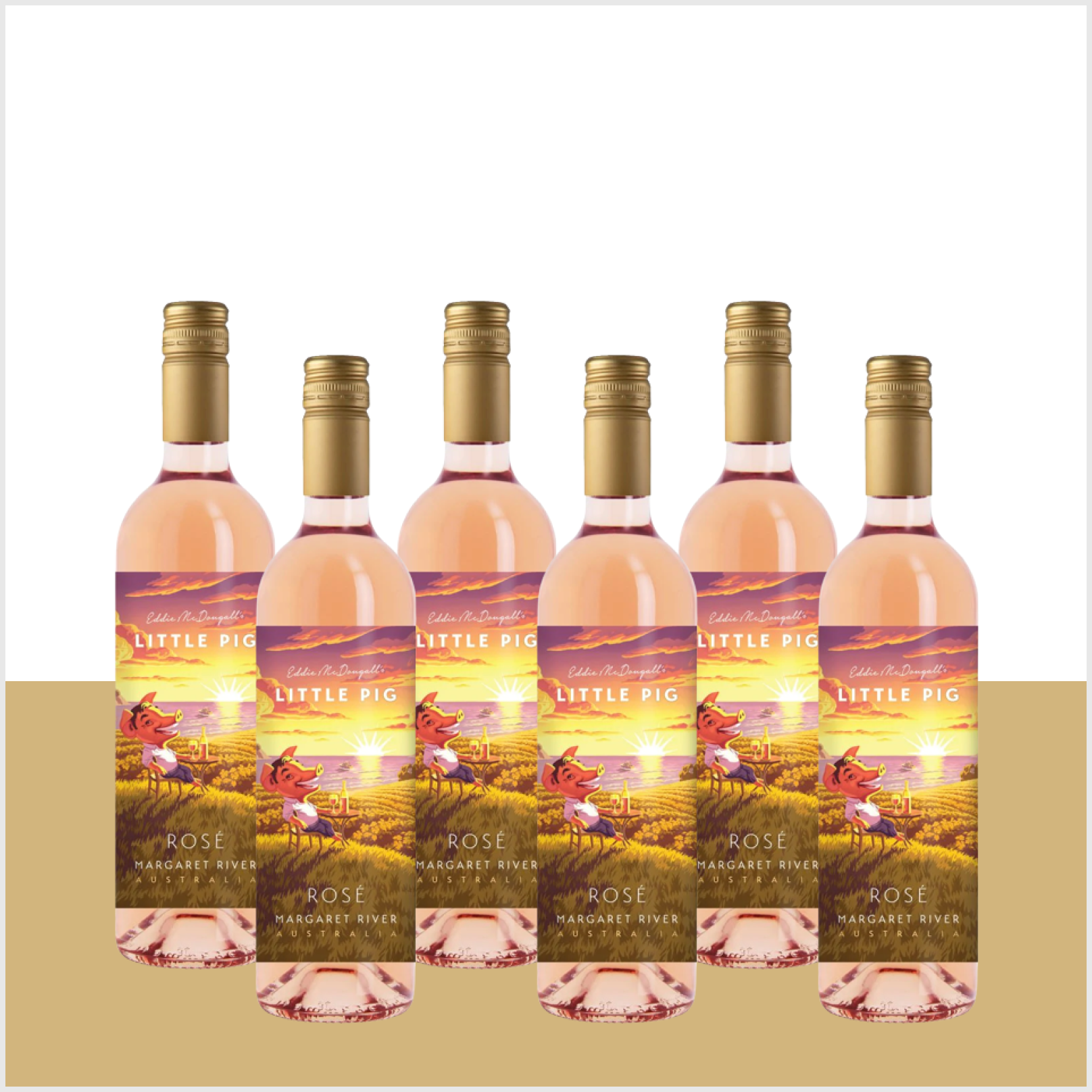 Eddie McDougall's Little Pig Rose 2022 - 6 Bottles