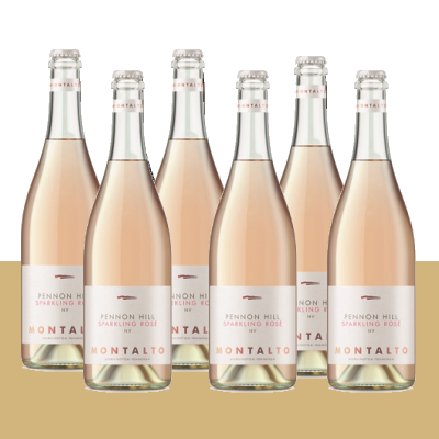 Montalto Pennon Hill  Sparkling Rose NV - 6 Bottles